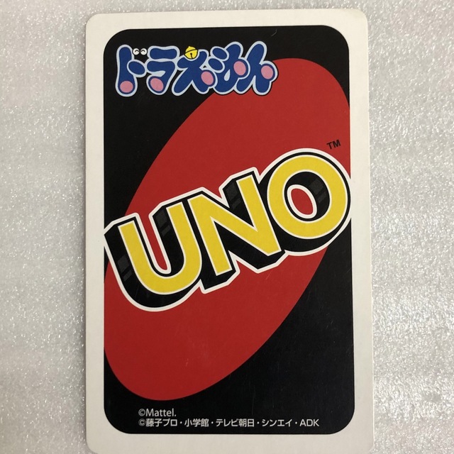 ドラえもん ウノ UNO カード　＋4 美品 エンタメ/ホビーのテーブルゲーム/ホビー(トランプ/UNO)の商品写真