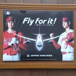 ジャル(ニホンコウクウ)(JAL(日本航空))の大谷翔平 クリアファイル(スポーツ選手)