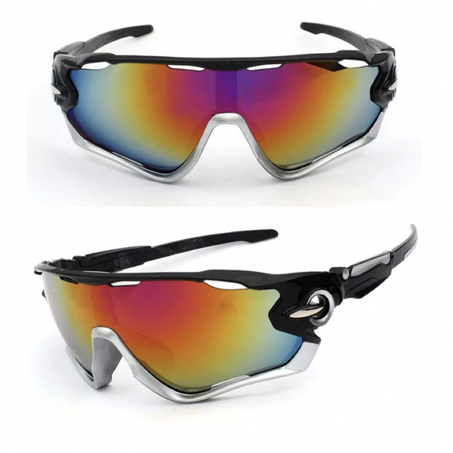 スポーツサングラス　サングラス　メガネ　DIY  UV400 花粉症　防塵 防風 メンズのファッション小物(サングラス/メガネ)の商品写真