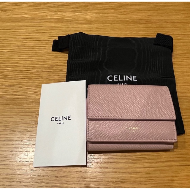 CELINE  三つ折りコンパクトウォレットレディース