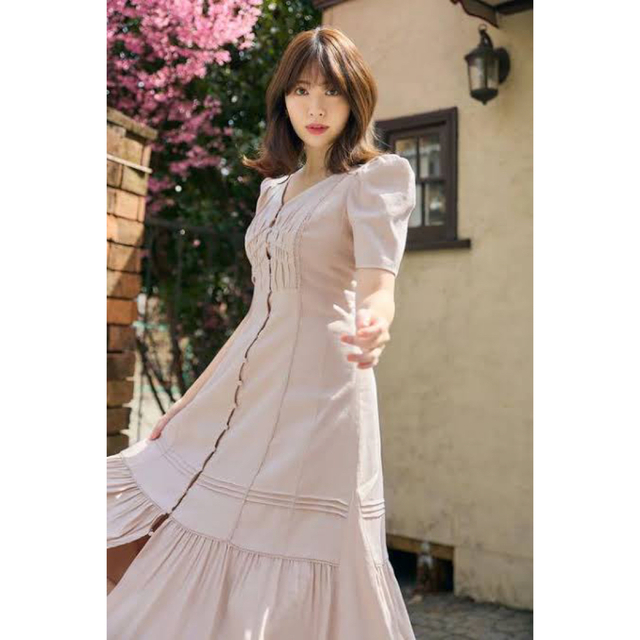 Her lip to(ハーリップトゥ)のココちゃん様専用Time After Time Scalloped Dress レディースのワンピース(ロングワンピース/マキシワンピース)の商品写真