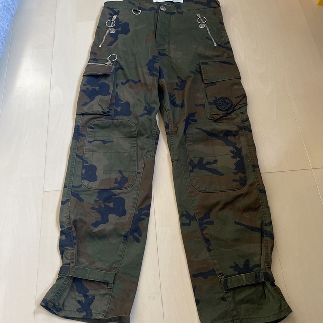 最愛 OFF-WHITE OFFWHITE迷彩パンツsize32 - ワークパンツ+カーゴパンツ