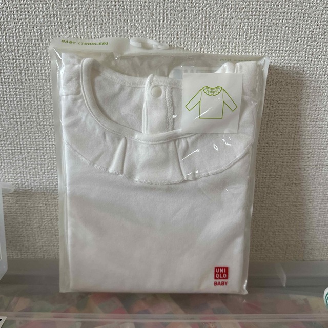 UNIQLO(ユニクロ)のユニクロ　クルーネックT キッズ/ベビー/マタニティのキッズ服女の子用(90cm~)(Tシャツ/カットソー)の商品写真