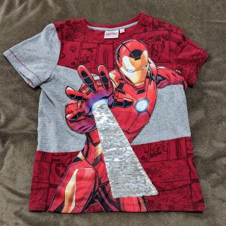 マーベル(MARVEL)のアイアンマン　７ー８歳　半袖Ｔシャツ(Tシャツ/カットソー)