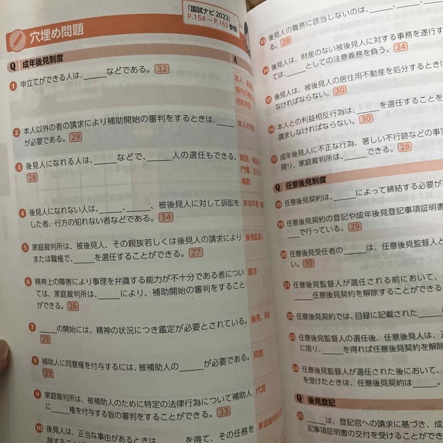 書いて覚える！社会福祉士国試ナビ穴埋めチェック ２０２３ エンタメ/ホビーの本(人文/社会)の商品写真