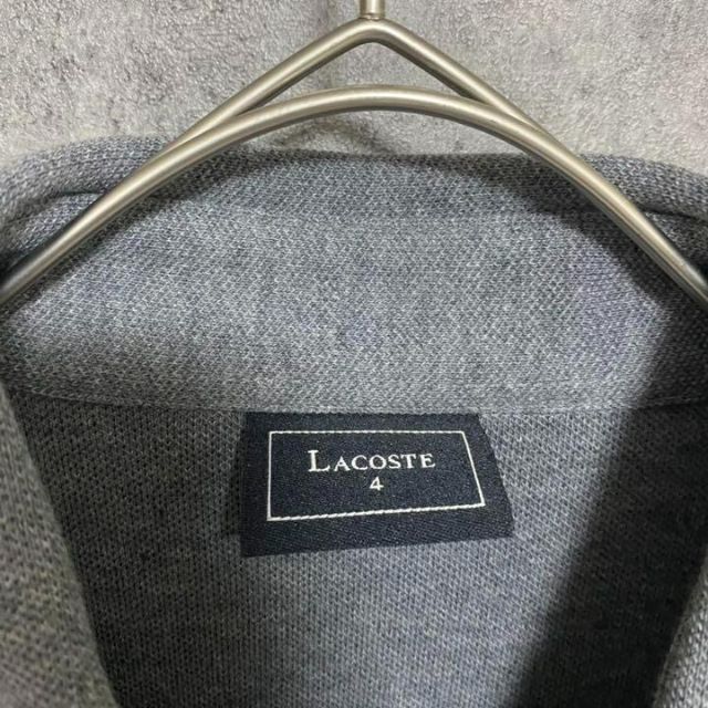 LACOSTE(ラコステ)の00S ラコステ　lacoste ポロシャツ　ワンポイント　刺繍　メンズ　4 メンズのトップス(ポロシャツ)の商品写真