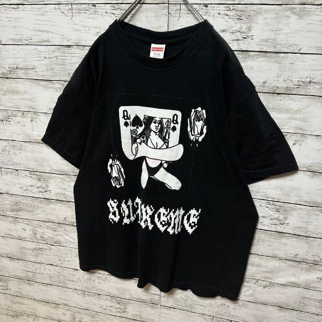 日本 【人気Lサイズ】シュプリーム☆ビッグロゴ　最高デザイン　定番カラー　半袖Tシャツ