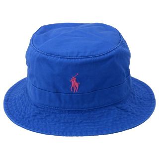 ポロラルフローレン(POLO RALPH LAUREN)のポロラルフローレン 710847165009 バケット帽子 ロイヤルブルーL/X(ハット)