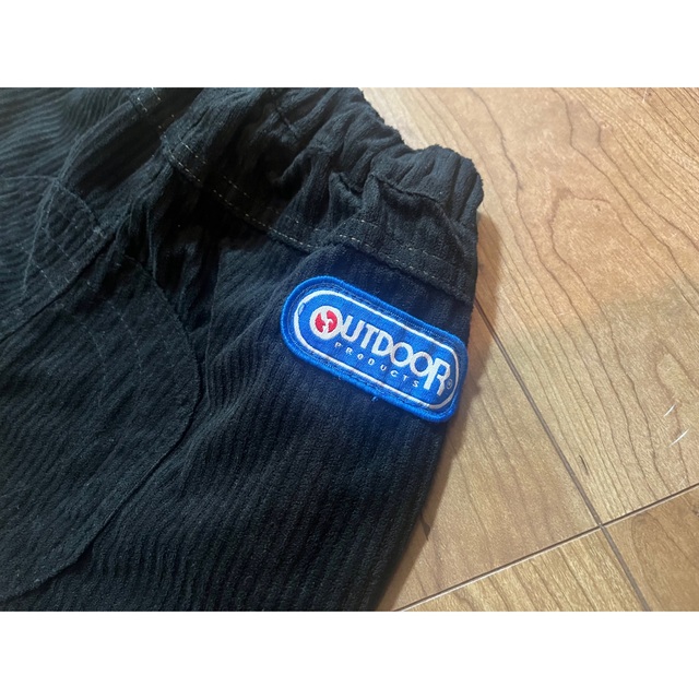 OUTDOOR(アウトドア)のアウトドア　黒　パンツ キッズ/ベビー/マタニティのベビー服(~85cm)(パンツ)の商品写真