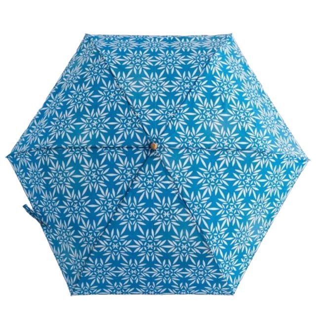 【色: 折りたたみ日傘 切子雪景色】かまわぬ 日傘 雨傘 折りたたみ 晴雨兼用撥