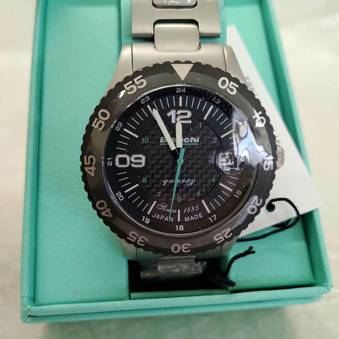 【未使用】ビアンキ BIANCHI SCUBA TX （JP203ZOTWA） シルバー ブラック 時計 ダイバーズウオッチ型腕時計 メンズ