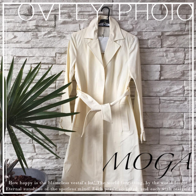 新品MOGA♡6万 上質美ラインスプリングコート