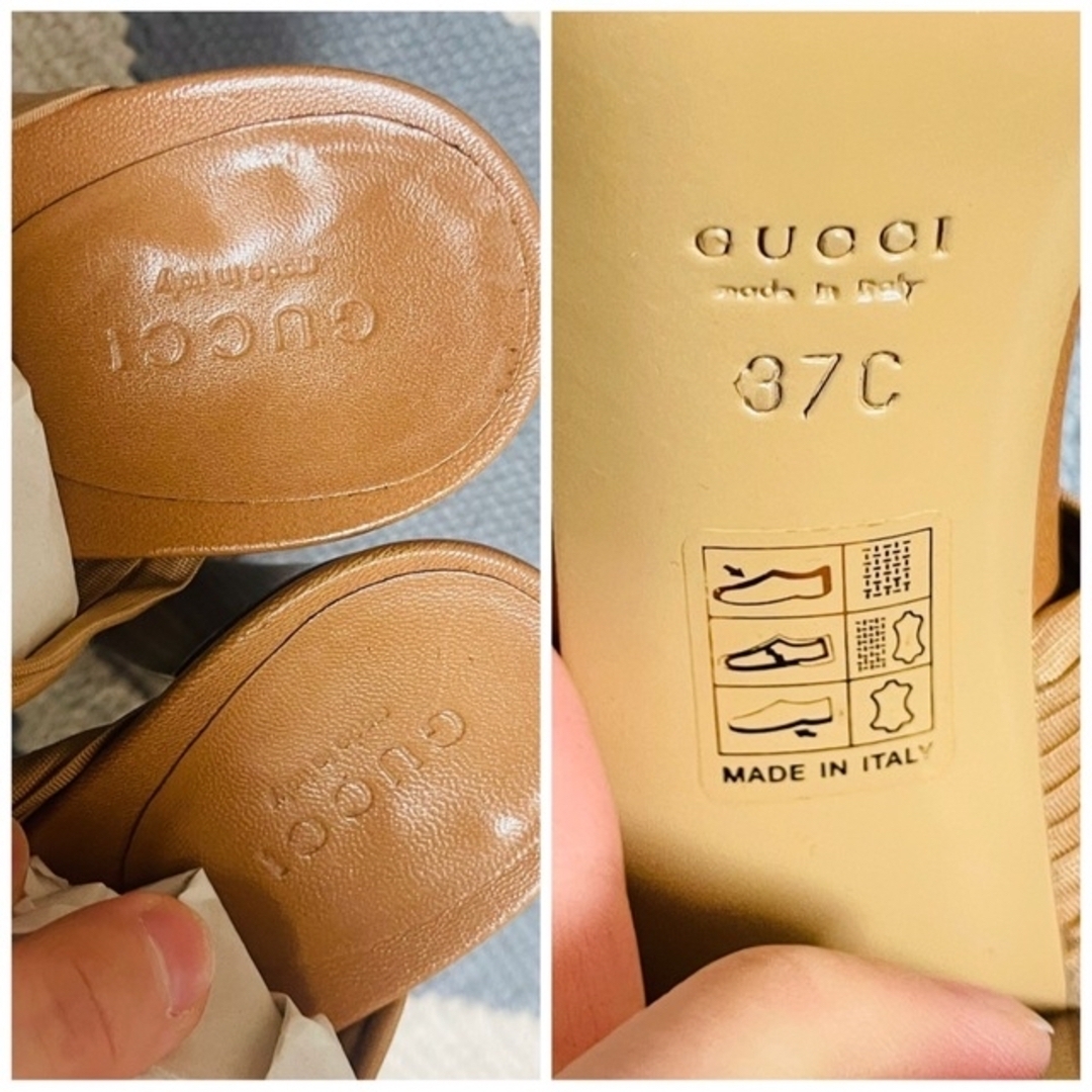 Gucci(グッチ)の未使用　状態考慮　GUCCI サンダル　ミュール　37C レディースの靴/シューズ(サンダル)の商品写真