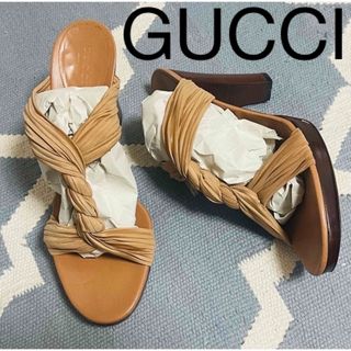 グッチ(Gucci)の未使用　状態考慮　GUCCI サンダル　ミュール　37C(サンダル)