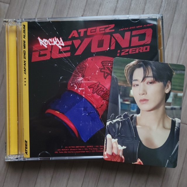 ATEEZ(エイティーズ)のATEEZ BEYOND:ZERO　TYPE-A　CD+DVD　トレカ　サン エンタメ/ホビーのCD(K-POP/アジア)の商品写真