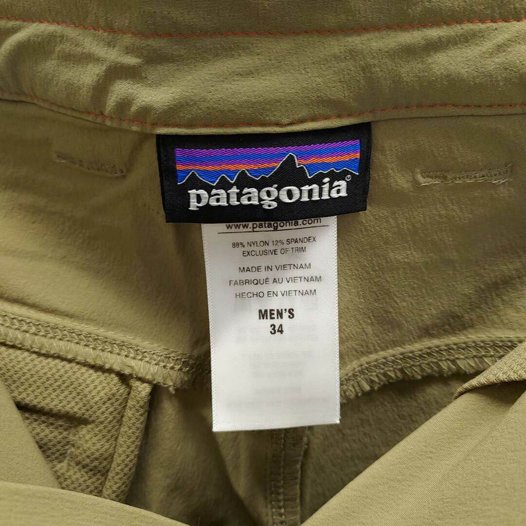 patagonia パタゴニア MS TRIBUNE PANTS-LONG #56895 トリビューン パンツ ベージュ サイズ34 メンズ スポーツ/アウトドアのアウトドア(その他)の商品写真