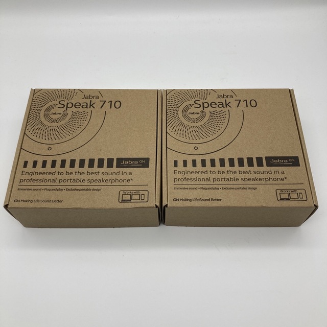 2個 Jabra Speak 710 ポータブルスピーカー 7710-409 2022新発 www