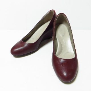 ロックポート(ROCKPORT)の良品 ROCKPORT アディダス ウェッジソール パンプス 22.5㎝(ハイヒール/パンプス)