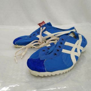 オニツカタイガー Onitsuka Tiger ランニングシューズ サイズ22.5cm レトロ マラップナイロンSP ブルー レディース(その他)