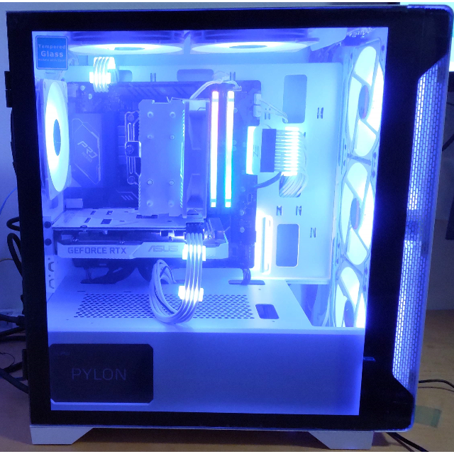 ゲーミングPC RTX3060 Core-i5 12400F All White