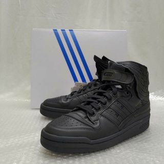 【未使用】ジェレミー・スコット × アディダス adidas オリジナルス フォーラム ウィングス 4.0 GY4419 ブラック 25.5cm スニーカー メンズ(その他)