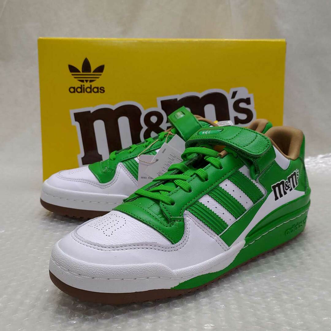 【未使用】adidas x M&Ms Forum Low 84 アディダス フォーラム ロウ 84 GY6314 サイズ25.5cm スニーカー コラボ グリーン メンズ