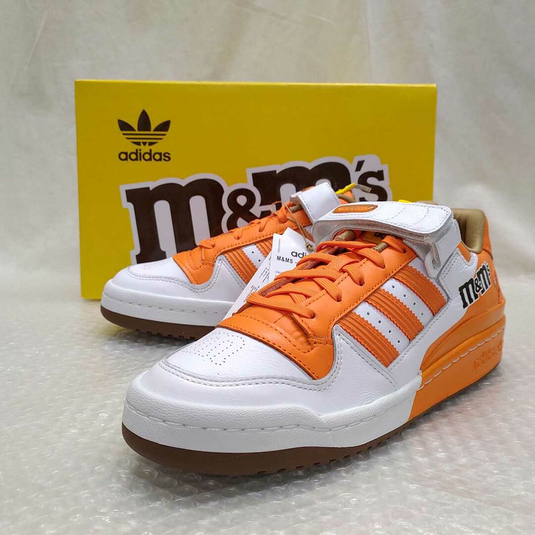 【未使用】adidas x M&Ms Forum Low 84 アディダス フォーラム ロウ 84 GY6315 サイズ25.5cm スニーカー コラボ オレンジ メンズ