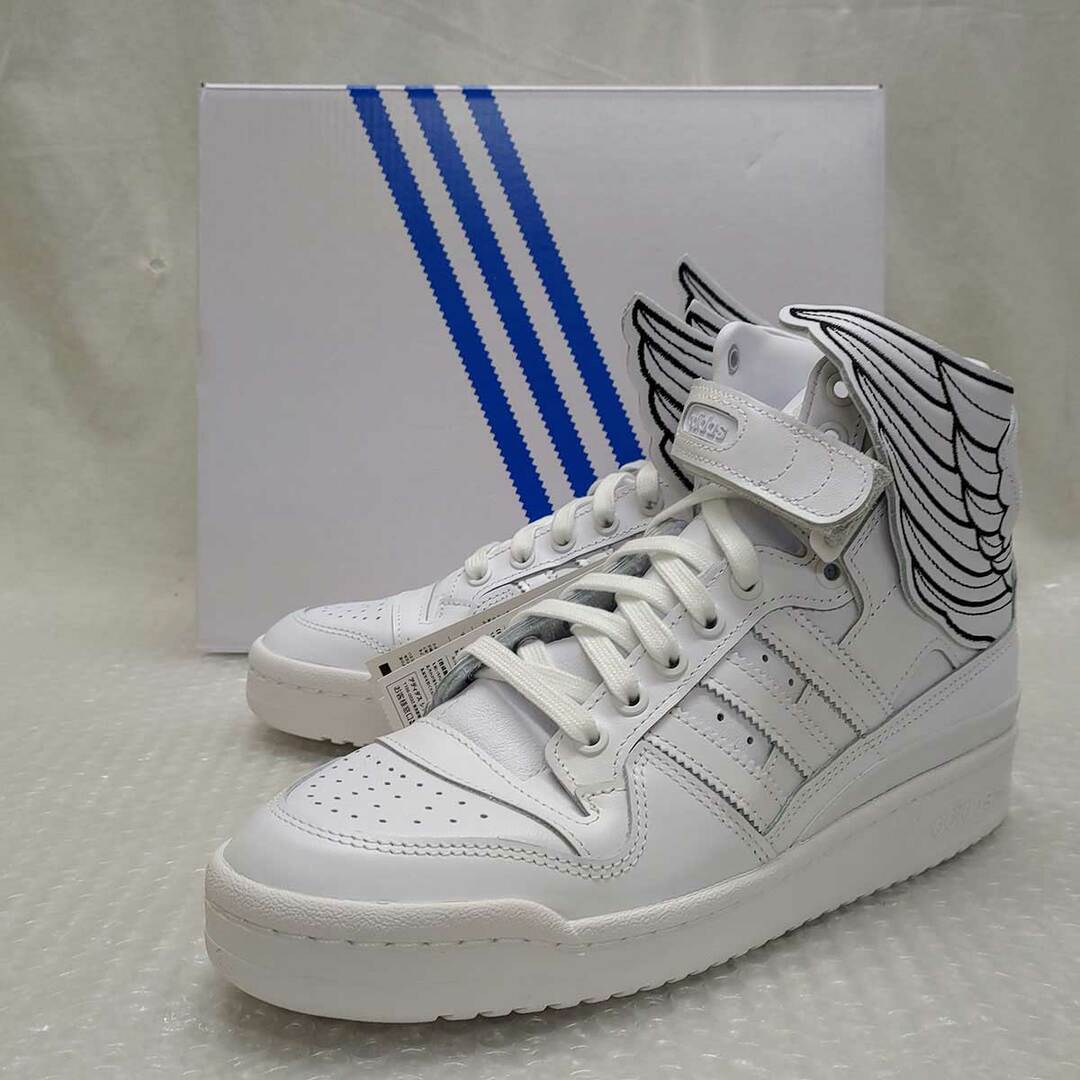 【未使用】ジェレミー・スコット × アディダス adidas オリジナルス フォーラム ウィングス 4.0 GX9445 ホワイト 25.5cm スニーカー メンズ メンズの靴/シューズ(その他)の商品写真