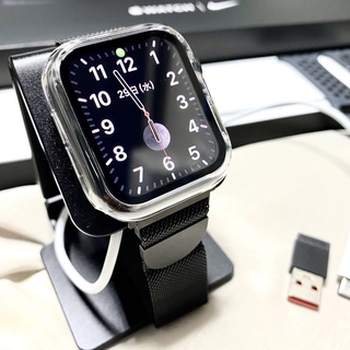 アップルウォッチ(Apple Watch)のAPPLE Watch Nike SE（GPS モデル）44mmスペースグレイ(腕時計(デジタル))