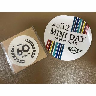 ビーエムダブリュー(BMW)の2021MINI DAY &  MINI60周年シール(車外アクセサリ)