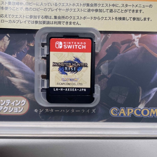 CAPCOM(カプコン)のモンスターハンターライズ Switch エンタメ/ホビーのゲームソフト/ゲーム機本体(家庭用ゲームソフト)の商品写真