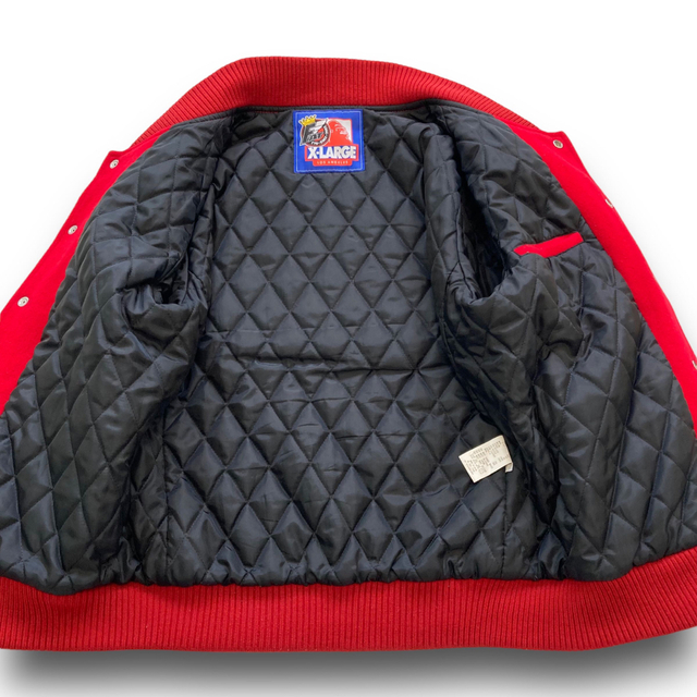 X-LARGE × FAT 別注コラボ VARSITY JKT スタジャン-