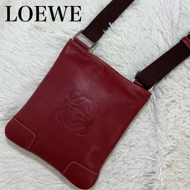 美品✨LOEWE ロエベ ショルダーバッグ アナグラム 高い素材 previntec.com