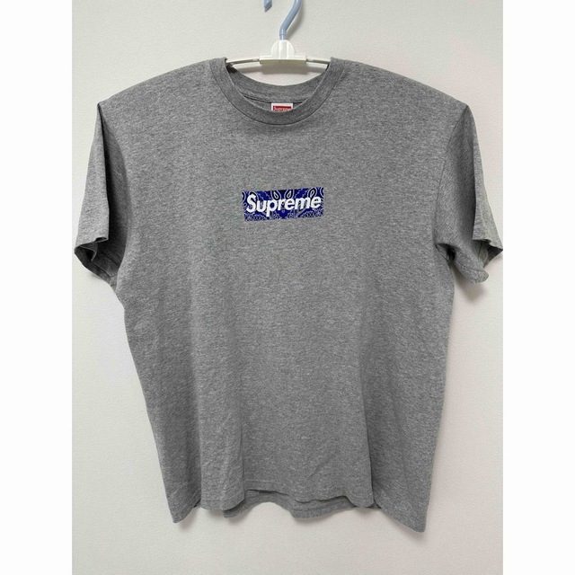 supreme Bandana Box Logo Tee  HeatherTシャツ/カットソー(半袖/袖なし)
