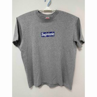 supreme Bandana Box Logo Tee  Heather