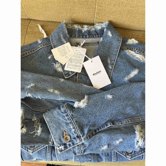 割引 販売 doublet DESTROYED DENIM JACKET 23SS デニム Gジャン