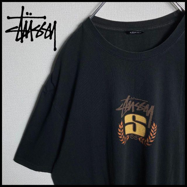 デザイン◎】ステューシー センターロゴTシャツ 即完売モデル 希少XL