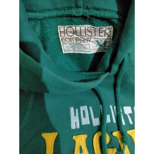 Hollister(ホリスター)のホリスター プールオーバー XL グリーン 男女兼用 メンズのトップス(パーカー)の商品写真