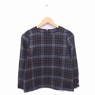 ロペピクニック(Rope' Picnic)のロペピクニック カットソー Tシャツ ボートネック 長袖 38 グレー ブラック(カットソー(長袖/七分))