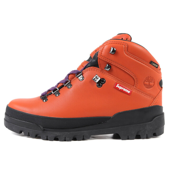 Supreme シュプリーム Timberland GORE-TEX World Hiker Front Country Boot 18AW  ティンバーランド ワールド ハイカー フロント カントリー レザー ブーツ 青テックス オレンジ サイズ：US9.5 27.5cm コラボ 【メンズ】  多様な 21242円引き