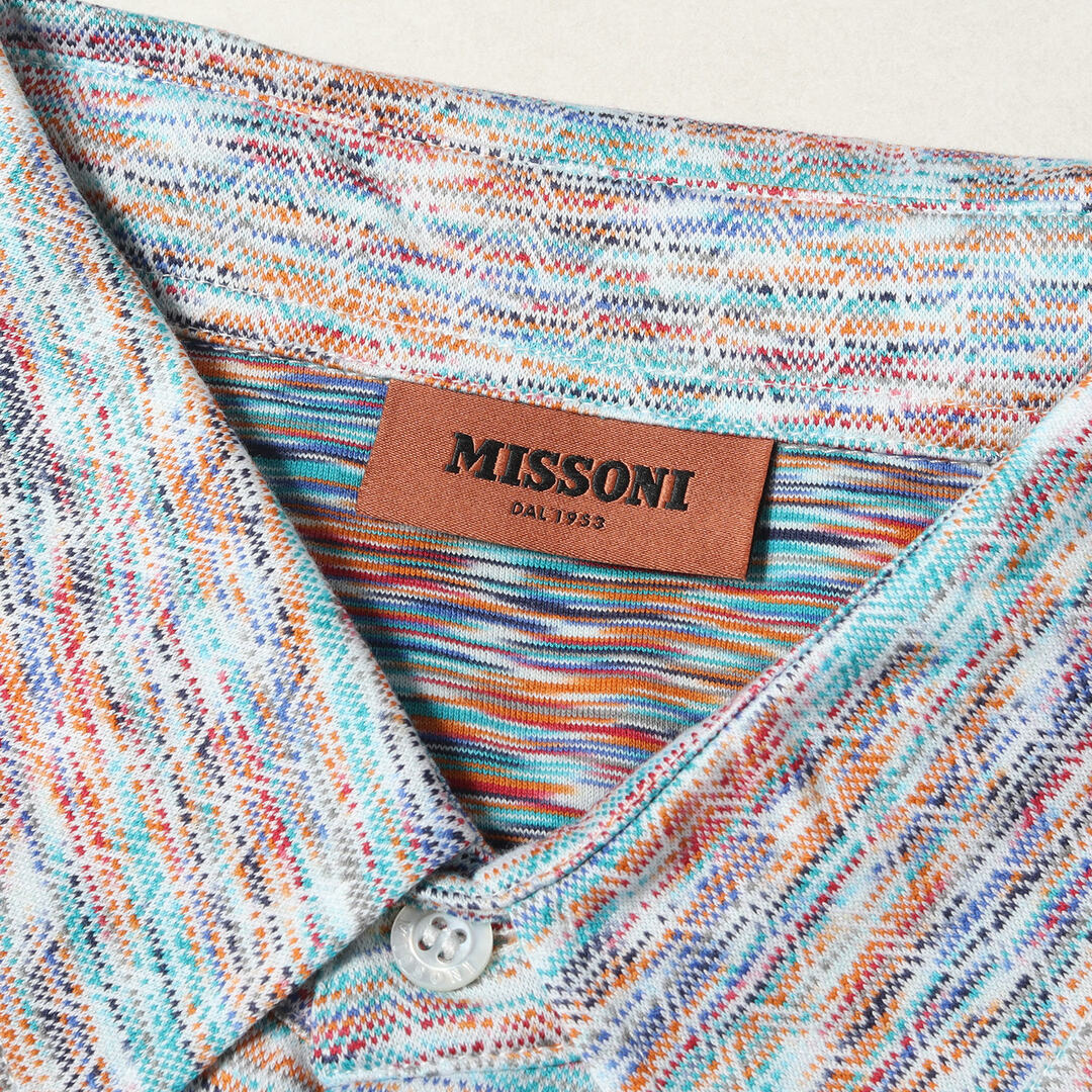 MISSONI(ミッソーニ)のMISSONI ミッソーニ シャツ マルチカラー 総柄 コットンシャツ マルチカラー M トップス カジュアルシャツ 長袖 ブランド定番 【メンズ】【中古】【美品】 メンズのトップス(シャツ)の商品写真