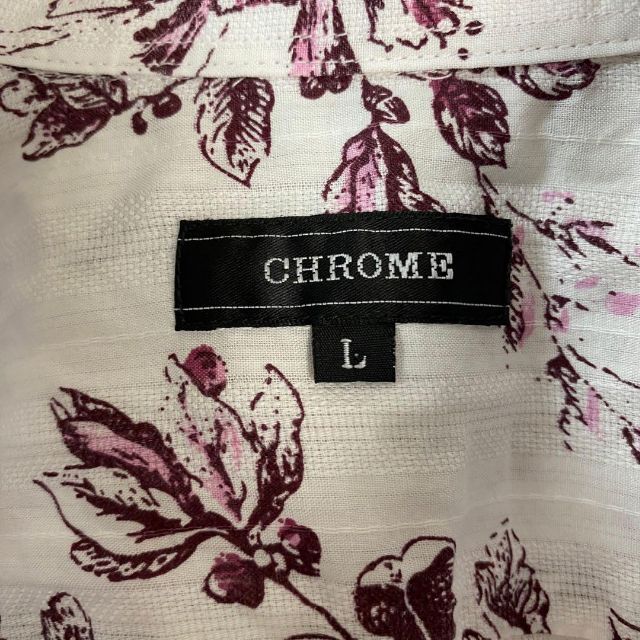 CHROME(クローム)のCHROME シャツ　花柄シャツ メンズ　レディース　[ L ] メンズのトップス(シャツ)の商品写真