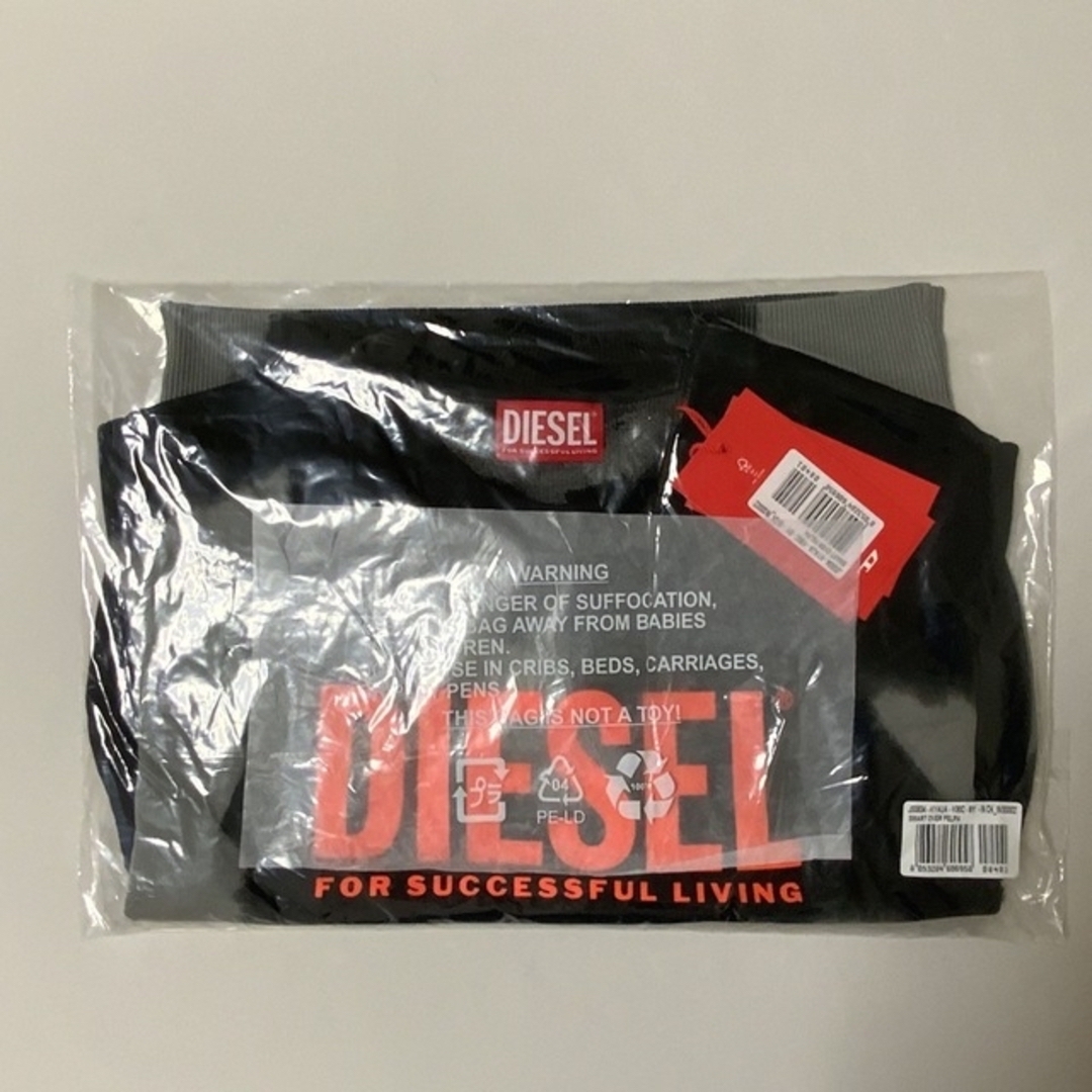 DIESEL(ディーゼル)の洗練　DIESEL KIDS　タイダイ柄スウェット　ブラック/グレー　8Y キッズ/ベビー/マタニティのキッズ服男の子用(90cm~)(Tシャツ/カットソー)の商品写真