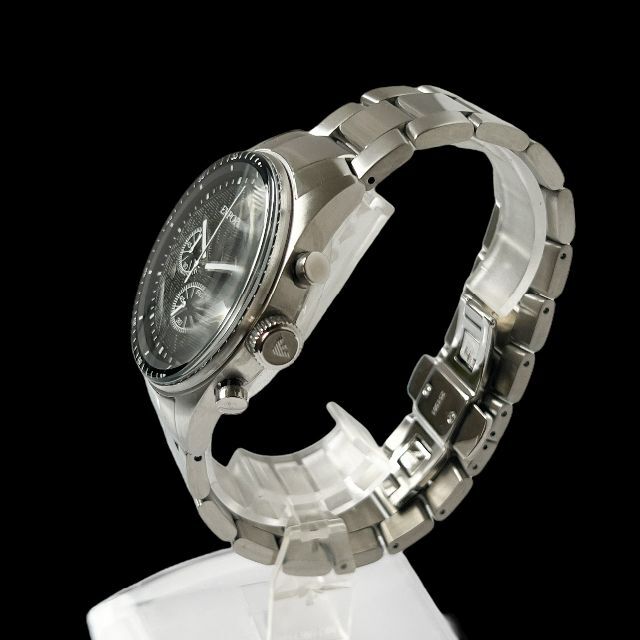 【訳あり】定価４.５万円★エンポリオアルマーニ メンズ腕時計★ブラック
