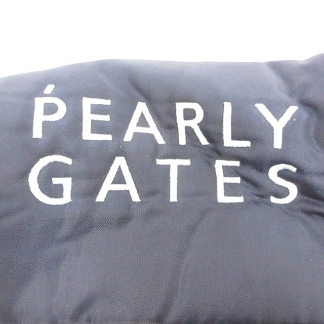 PEARLY GATES(パーリーゲイツ)のパーリーゲイツ ゴルフ ヘッドカバー ウッド用 ドライバー用 ボア ネイビー 紺 スポーツ/アウトドアのゴルフ(その他)の商品写真