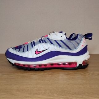 ナイキ(NIKE)の★美品 NIKE W AIR MAX 98 WHITE/RACER PINK(スニーカー)