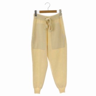 WEB限定カラー有 ドゥロワー ウール カシミヤ ニットジョガーパンツ