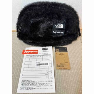 シュプリーム(Supreme)のsupreme TNF Faux Fur Waist Bag 極美品(ウエストポーチ)