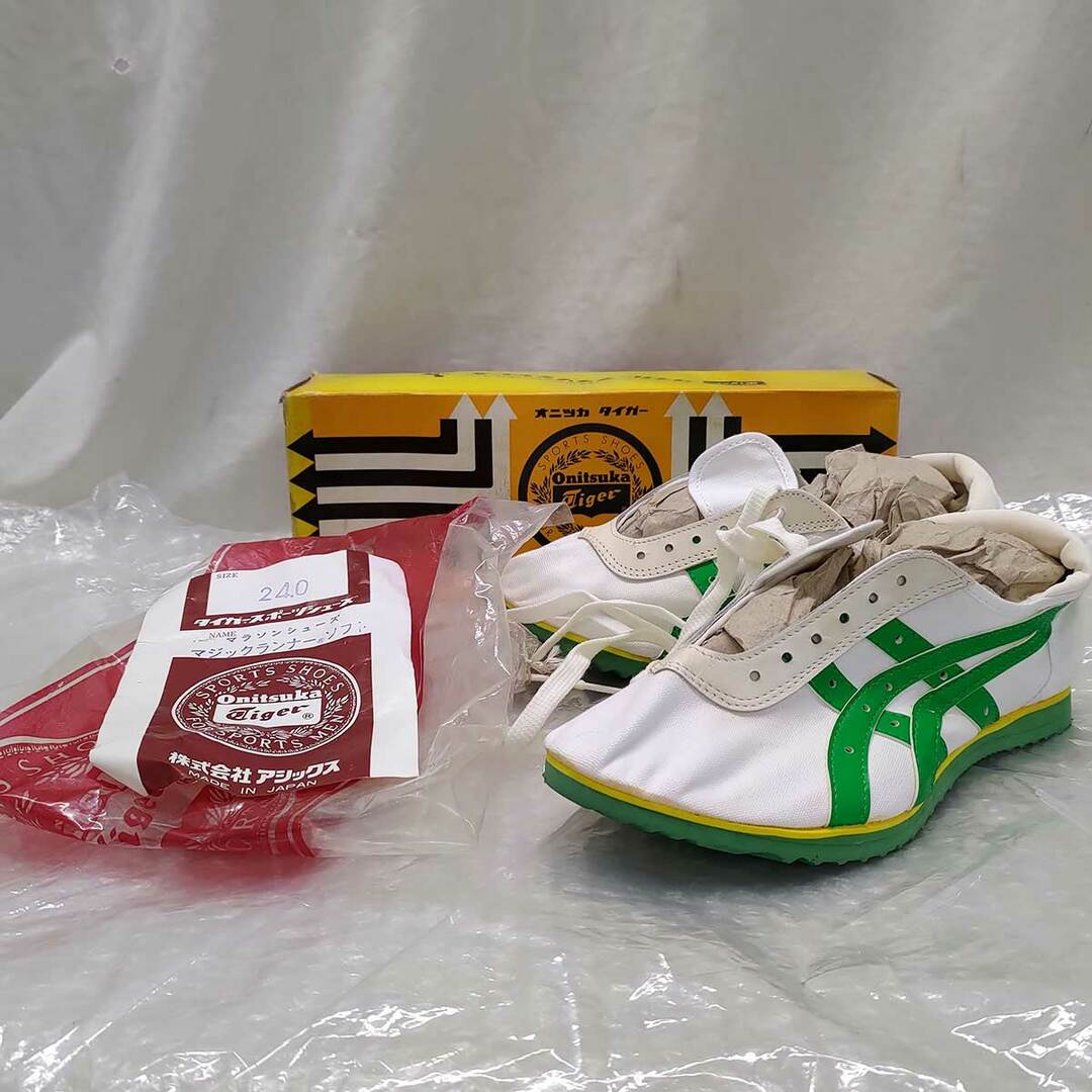 Onitsuka Tiger(オニツカタイガー)の[※訳あり] オニツカタイガー マジックランナー シューズ メキシコオリンピック デッドストック ソフト 24cm レディース Onitsuka Tiger スポーツ/アウトドアのスポーツ/アウトドア その他(陸上競技)の商品写真