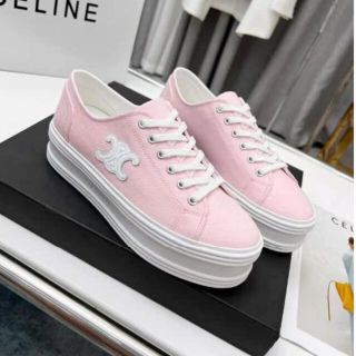 在庫有り お買い得 希少色 CELINE セリーヌ スニーカー - スニーカー